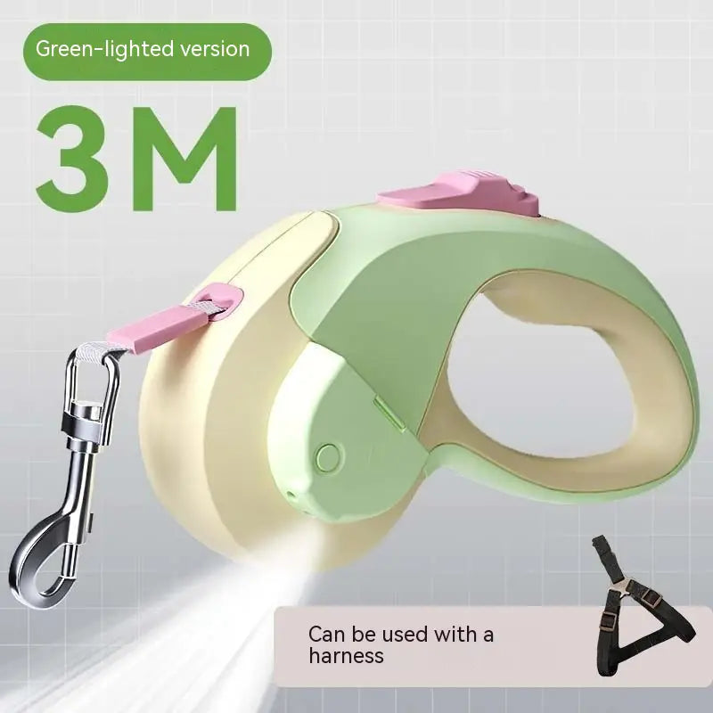 Automatic Retractable Luminous Pet Leash