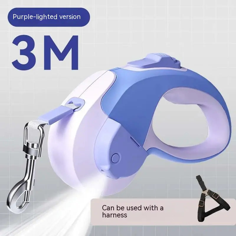 Automatic Retractable Luminous Pet Leash