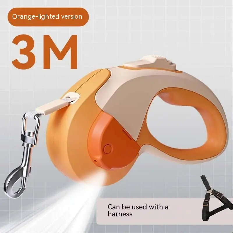 Automatic Retractable Luminous Pet Leash