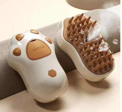 3-in-1 Cat & Dog Steam Brush for Grooming and Cleaning