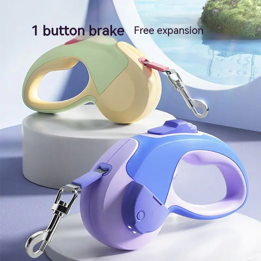 Automatic Retractable Luminous  Pet Leash