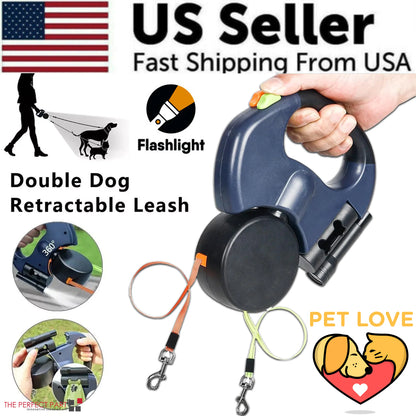 Double Dog Walking Leash