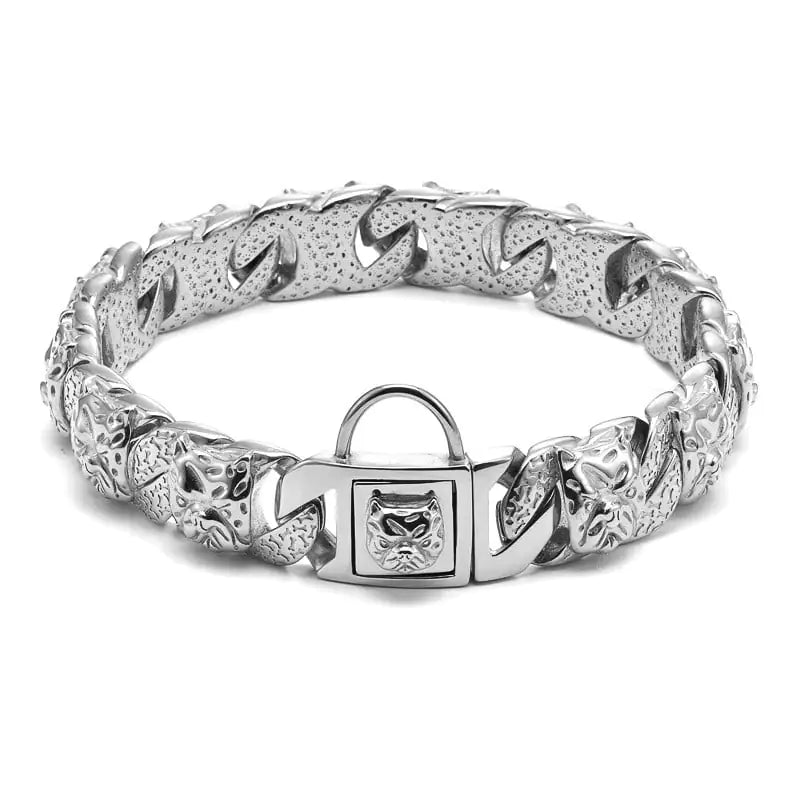 Bull Dog Full Head Collar - Titanium Stainless Steel