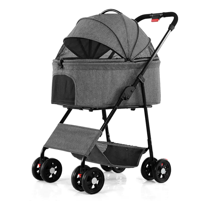 Compact Pet Stroller for small dogs & cats
