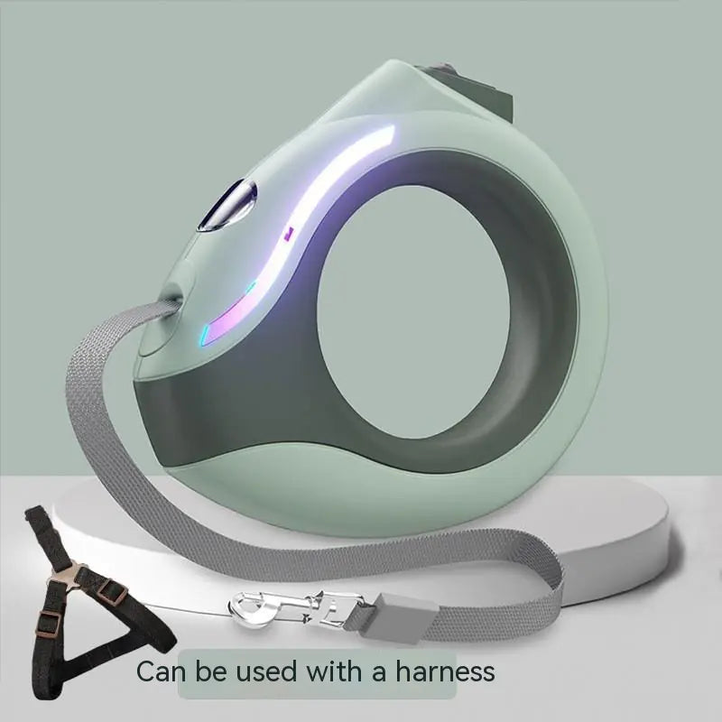 Automatic Retractable Luminous  Pet Leash